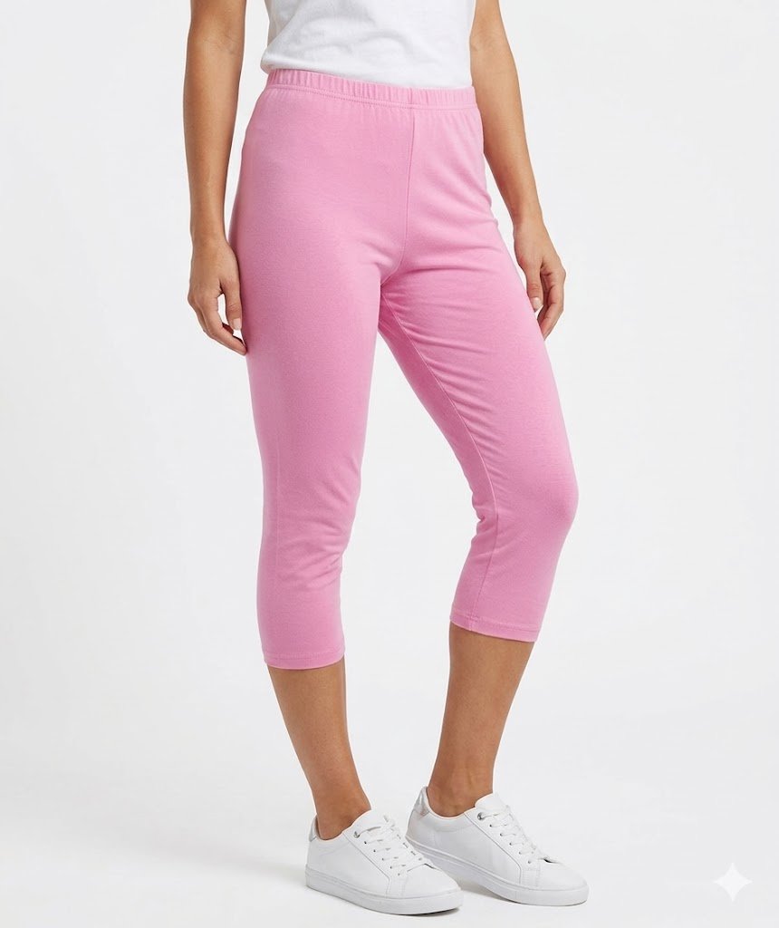 Calf Length Pant-Pink