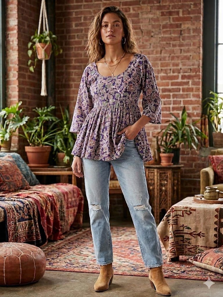 Feeding Peplum Top