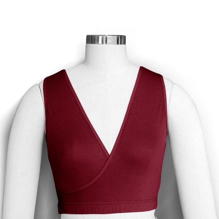 Sleeping Bra-Maroon