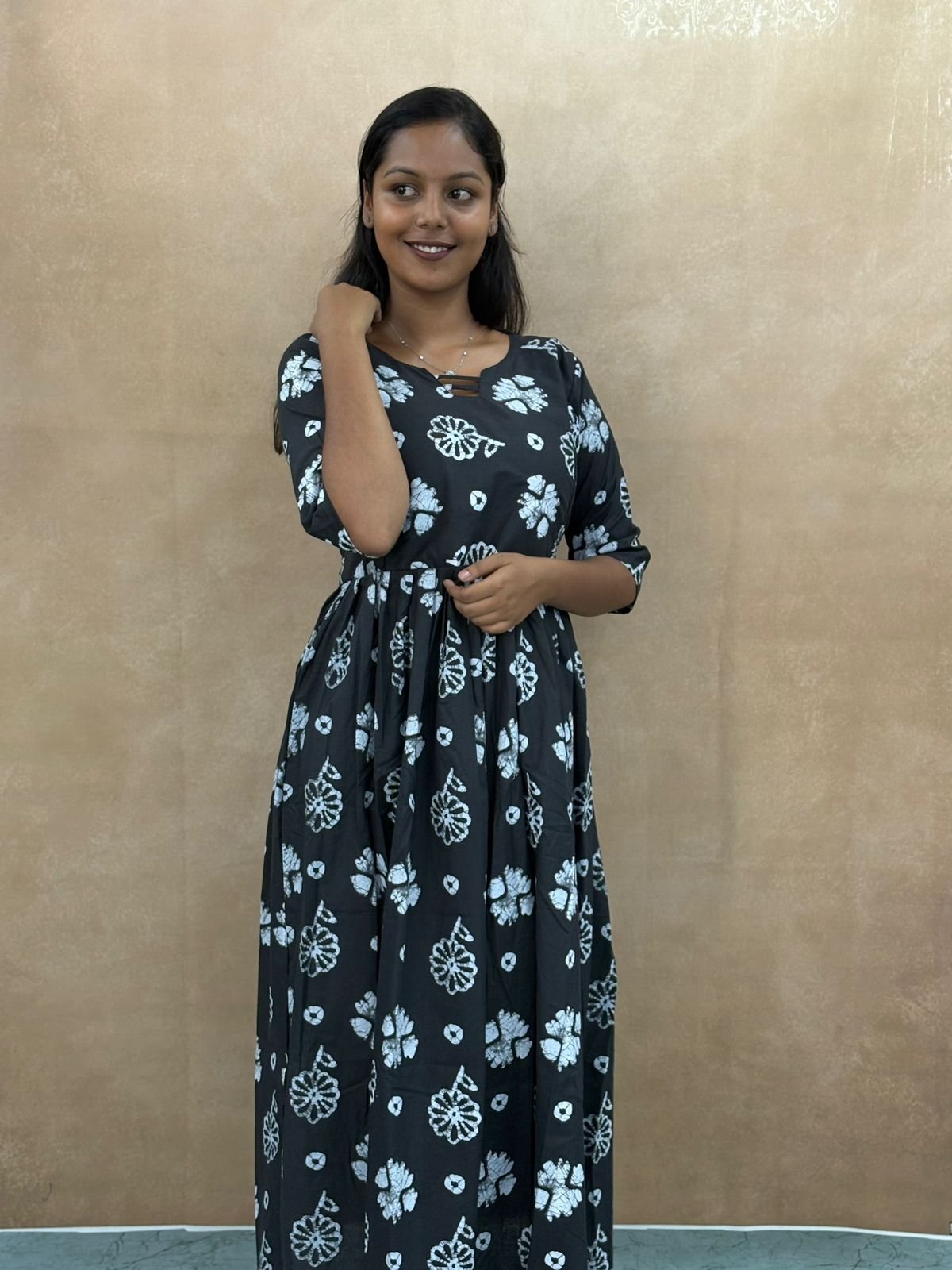 Feeding Kurti-Black