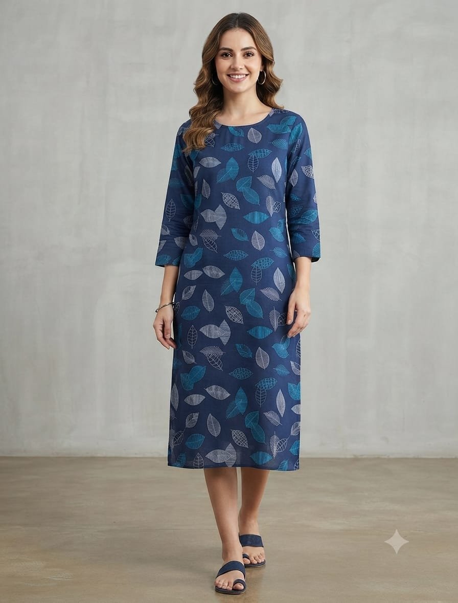 NF TOP - Blue Leaf