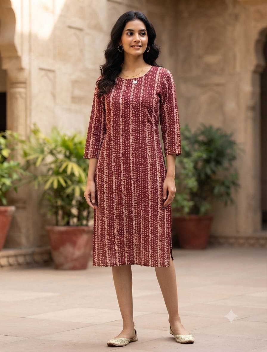 NF TOP - Maroon Strips