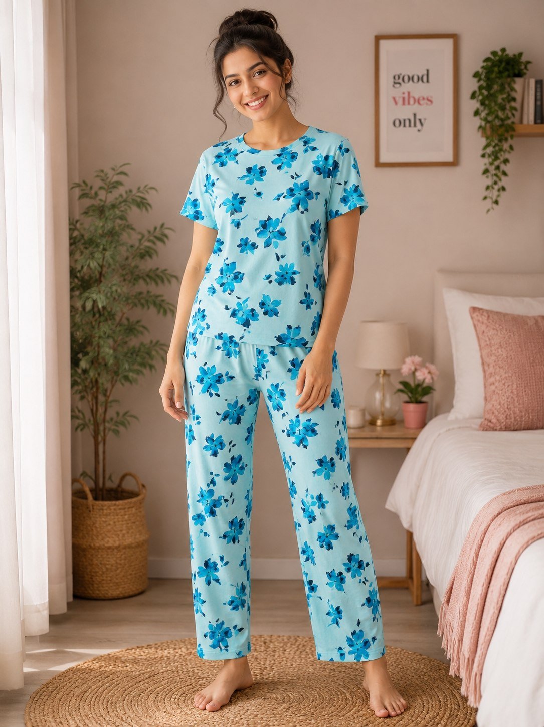 T-Shirt & Pant - Blue
