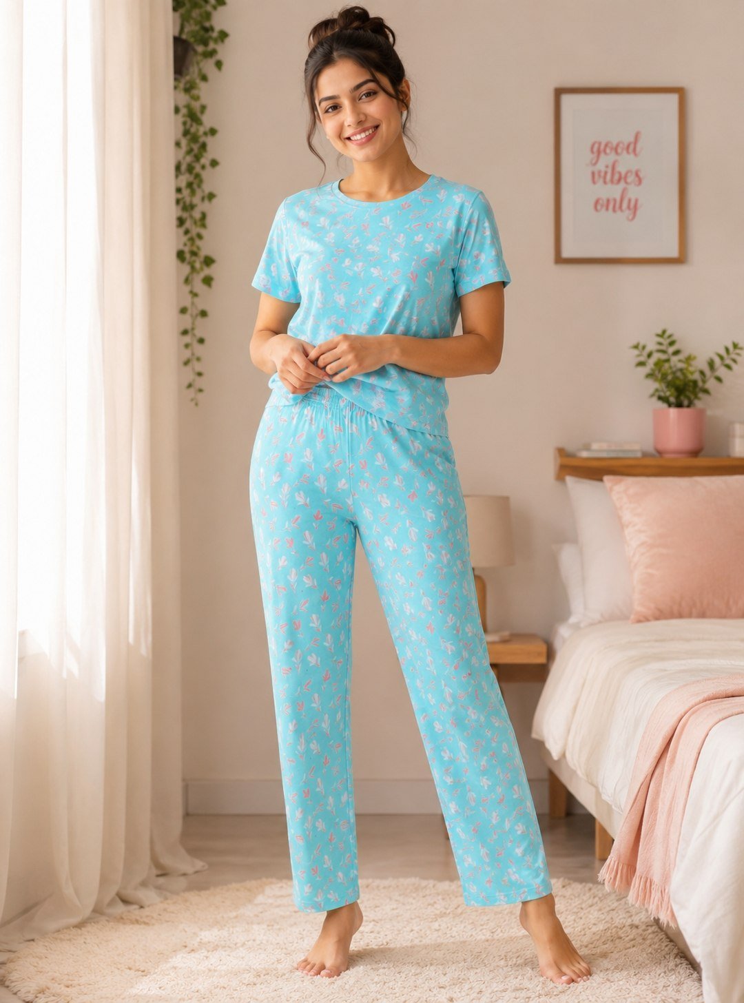 T-Shirt & Pant - Blue