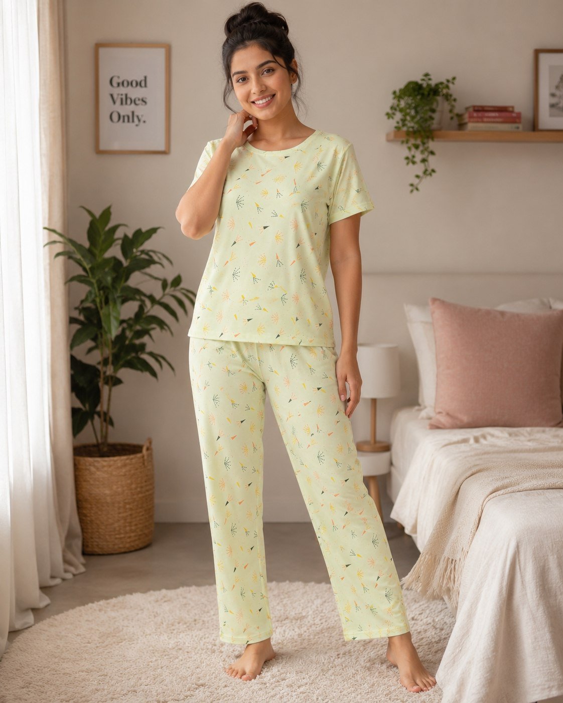 T-Shirt & Pant - Lite Green