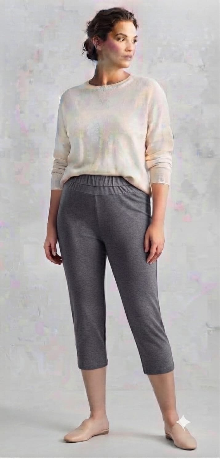 Calf length pant - Dark Grey